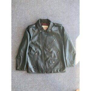 Levi's Strauss Womens Faux Leather The Classic Moto Jacket Black Sz Small